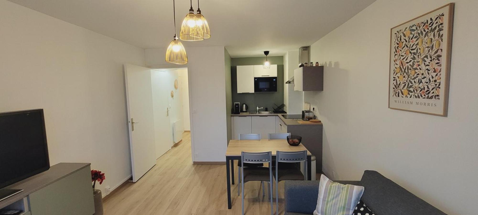 Une Jolie Vue - Appt 2 Pieces Vue Mer Balcon Sud Wimereux Luaran gambar